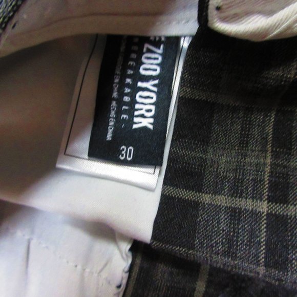 Zoo York Mens Plaid Chino Shorts Size 30 - Picture 5 of 9